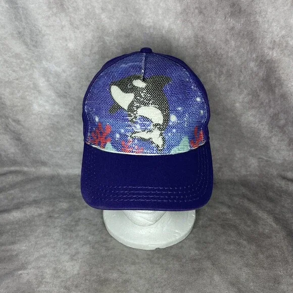Accessories Seaworld Youth Baseball Cap Trucker Purple Sequins
